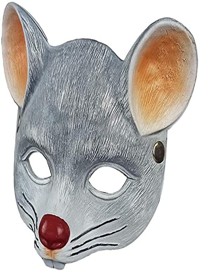 Joylern Animal Mask 3D Mouse Mask Halloween Mask for Halloween Cosplay Party Props - Light Grey - Image 3